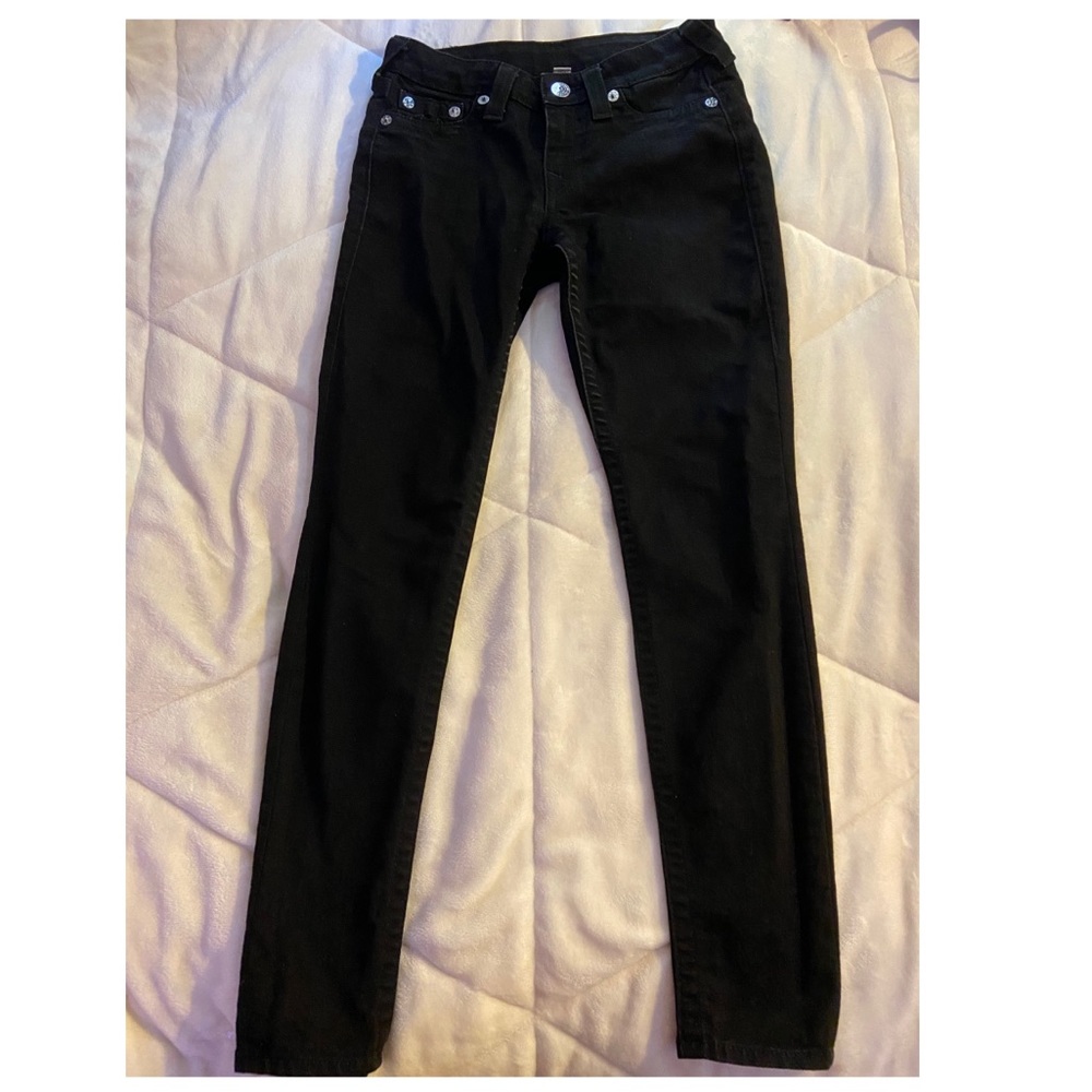 Black true religion skinny Jeans